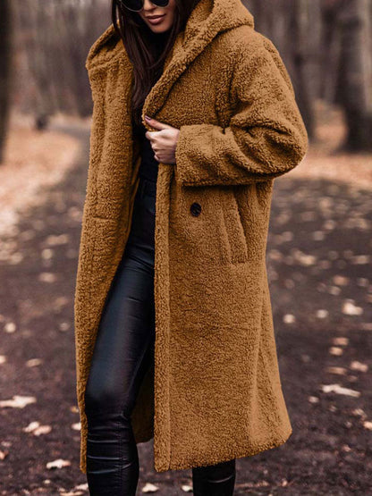 Teddy Coat - Teddy Coat Dam - Oversized passform - Fashionabla val för hösten