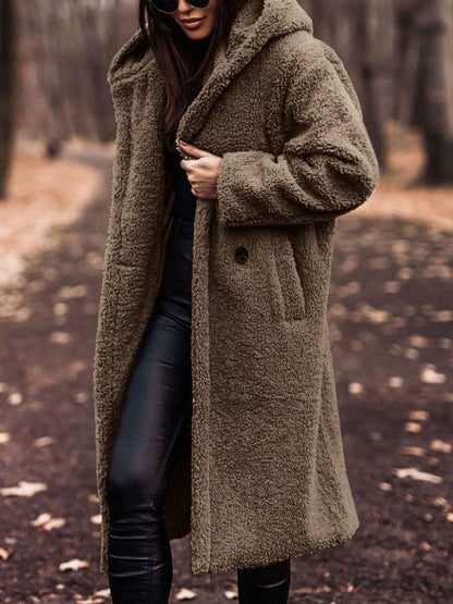 Teddy Coat - Teddy Coat Dam - Oversized passform - Fashionabla val för hösten