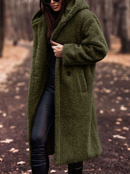 Teddy Coat - Teddy Coat Dam - Oversized passform - Fashionabla val för hösten