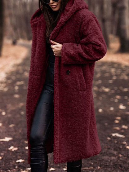 Teddy Coat - Teddy Coat Dam - Oversized passform - Fashionabla val för hösten