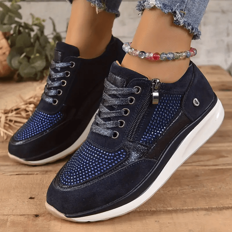 Modieuze Dames Sneakers met Ritssluiting - Visconte