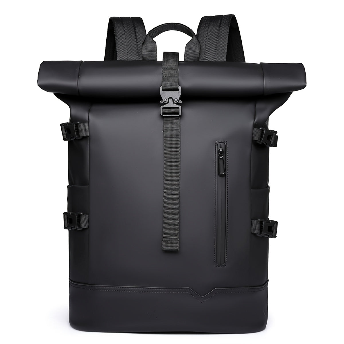 【Women's backpacks】Roll-top Backpack 2025 New Fashion Trend Large-capacity Travel Backpack Commuting Computer Bag Men