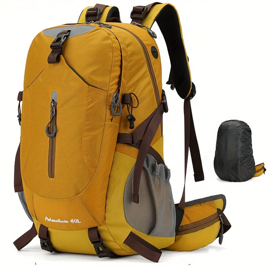 A Spacious And Lightweight Unisex Outdoor Hiking Backpack - a Durable Travel Bag Featuring Adjustable Chest Straps, a Removable Frame, Multiple Pockets, And an Ergonomic Design, Suitable for Outdoor Camping And Business Trips