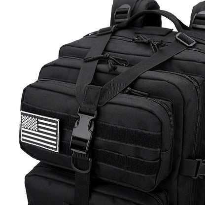 25 L  Men'S Backpack Made of Nylon, Suitable for Outdoor Activities Like Sports, Camping, Hiking, Trekking, Fishing, And Hunting, Available in 25L And 50L Sizes.