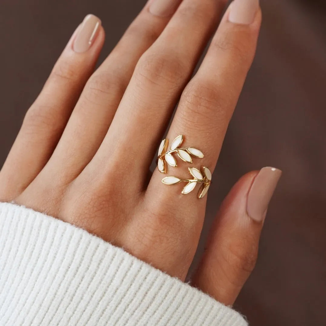 Gold Leaf Ring - Visconte