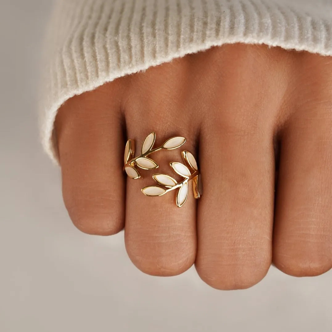 Gold Leaf Ring - Visconte