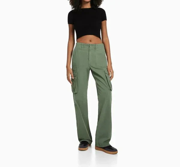 Cargo Pants Women - Regular Fit - Functional Design - Essential Elegance