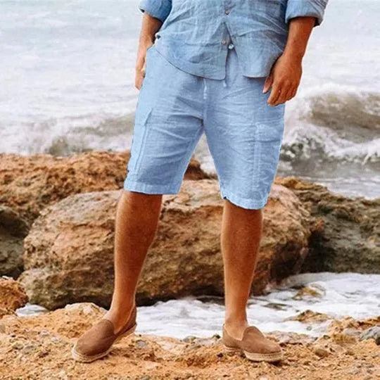 Chester - Linnen shorts voor mannen - Visconte