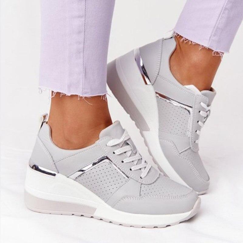 Vita sommarsneakers dam | Lätta och ventilerande skor för kvinnor | Perfekt promenad | EU-stork 36-42 | Bekväma vardagsskor för fritid och resa