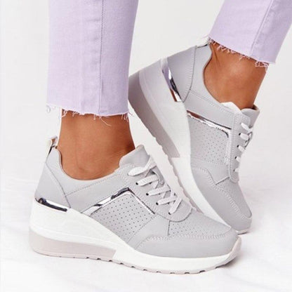 Vita sommarsneakers dam | Lätta och ventilerande skor för kvinnor | Perfekt promenad | EU-stork 36-42 | Bekväma vardagsskor för fritid och resa