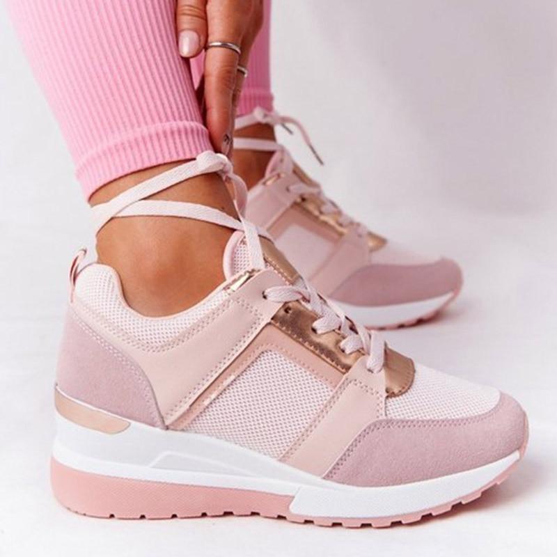 Vita sommarsneakers dam | Lätta och ventilerande skor för kvinnor | Perfekt promenad | EU-stork 36-42 | Bekväma vardagsskor för fritid och resa